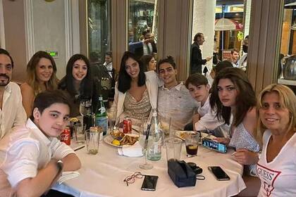 Marisa recibió el 2021 con la familia Fort en Miami