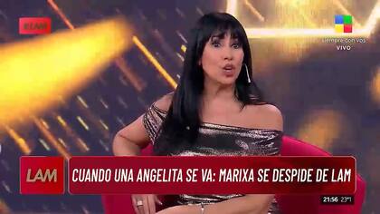 Marixa Balli se despidió de LAM con una reflexión emotiva