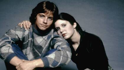 Mark Hamill y Carrie Fisher