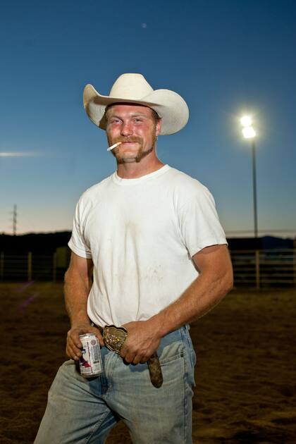 Mark Phillips, uno de los cowboys protagonistas del Wild West Yellowstone Rodeo.