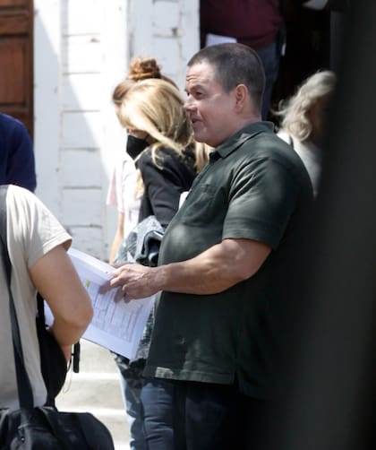 Mark Wahlberg fue fotografiado con varios kilos de más y prótesis para interpretar a un personaje obeso