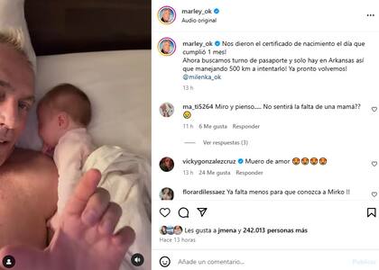 Marley contó que se agilizaron los trámites para obtener el pasaporte de Milenka