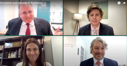 Marshall y Talerico, en una reunión virtual