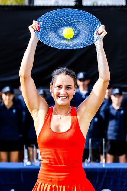 Marta Kostyuk, de Ucrania, ganó su primer título WTA, en Austin (Texas)
