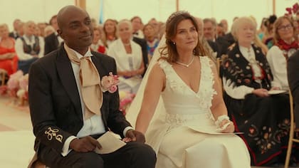 Marta Luisa y Durek Verrett se casaron en agosto de 2024 (Foto: Netflix)