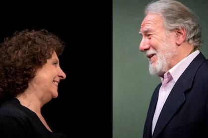 Marticorena junto a Beartiz Dellacasa en una escena de la obra Buena química