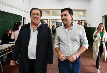 Martín Arjol llegó con en el diputado nacional Alfredo Schiavoni