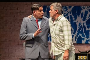 Martín Bossi y Mike Amigorena en La cena de los tontos