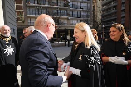 Martín Cabrales y María Taquini de Blaquier, Dama de Gracia Magistral de la Orden de Malta