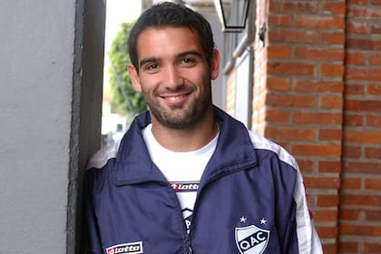 Martín Cauteruccio se mostró feliz en Quilmes