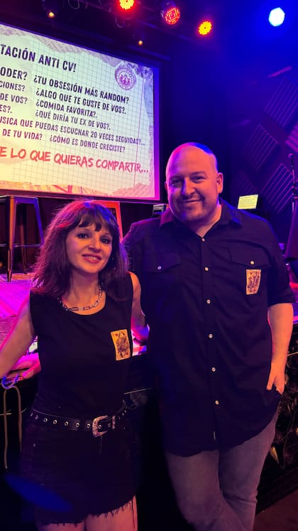 Martín Corso, coach ontológico, y Lucía Roitbarg, los organizadores de Coacheame que me gusta