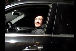 Martín Del Rio el día del doble crimen cuando llegó al barrio Barrancas del Lago de Nordelta