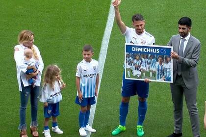 Martín Demichelis dice adiós al Málaga