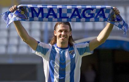 Martín Demichelis, una de las grandes figuras del Málaga que casi llega a las semifinales de la Champions League hace diez años
