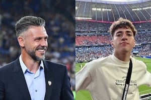 El crossover menos esperado del Argentina Open: Demichelis disfrutó la final junto a Bauleti