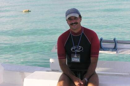 Martín en Cozumel.