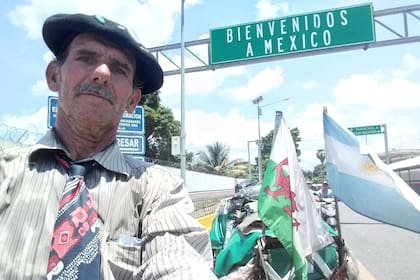 El viaje lo realizó como homenaje a los colonos galeses, sus antepasados, que caminaron por la Patagonia hasta establecerse