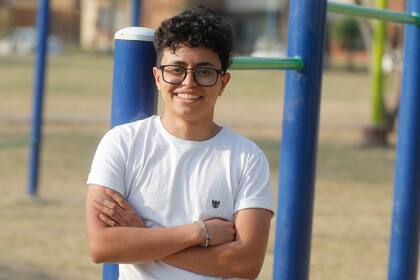 Martín es presidente del centro de estudiantes de su escuela y el año que viene quiere estudiar Ciencias Políticas o Derecho. Crédito: Fernando Font / LA NACION