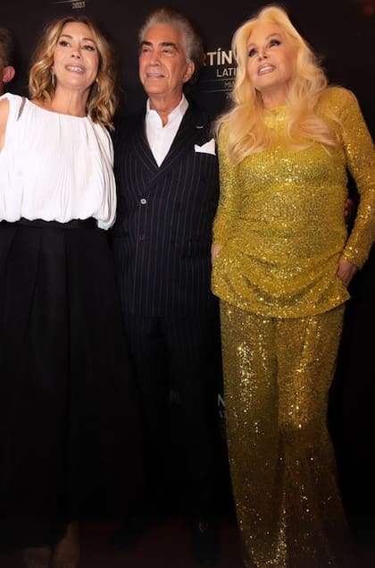 El Puma Rodríguez y Susana Giménez en los Martín Fierro Latino