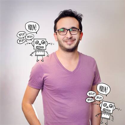 Martín Frascaroli creó un bot que ya tuvo 25 millones de conversaciones con humanos