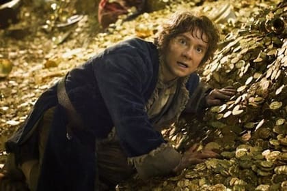 Martin Freeman interpreta a Bilbo Bolsón en las tres películas de El Hobbit