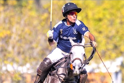 Martín Garrahan, en tiempos de jugador; llegó a disputar dos Abiertos de Palermo