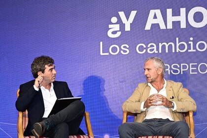 Martín Gómez Platero, fundador de Gómez Platero Arquitectura y Urbanismo, junto a Martín Aguirre, Director de El País de Uruguay
