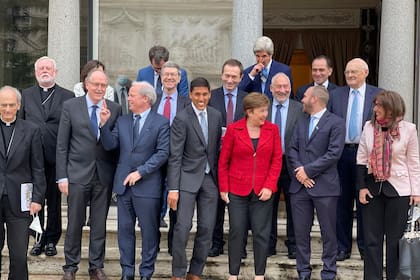 Martín Guzmán en el Vaticano