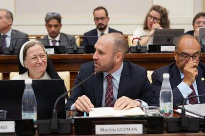 Martín Guzmán, en el Vaticano