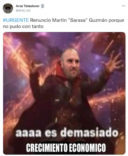 Martín Guzmán renunció y los usuarios reaccionaron con memes