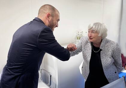 Martín Guzmán se reunió en Venecia con la secretaria del Tesoro de los Estados Unidos, Janet Yellen