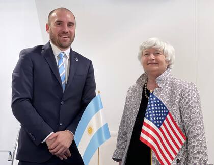 Martín Guzmán se reunió en Venecia con la secretaria del Tesoro de los Estados Unidos, Janet Yellen