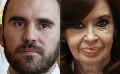Martín Guzmán y Cristina Cristina Fernández de Kirchner