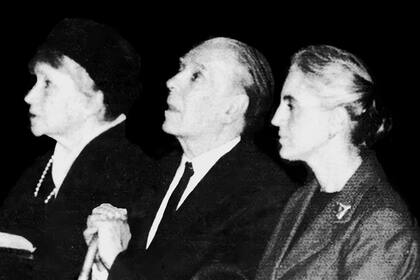 Martin Hadis, biografo de Borges. Leonor Acevedo de Borges, Borges y Alicia Jurado