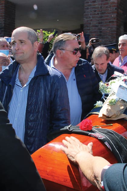 Martín, hijo menor de Carlitos, en Chacarita.