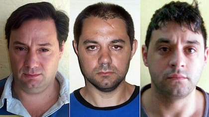 Martín Lanatta, Cristian Lanatta y Vìctor Schillaci, los tres presos que se fugaron del penal N° 30