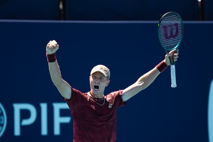 Martín Landaluce, de la qualy a los cuartos de final en el Miami Open (Photo by Mauricio Paiz/NurPhoto via Getty Images)