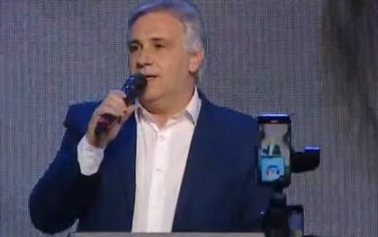 Martín Llaryora en el búnker de Hacemos Unidos por Córdoba