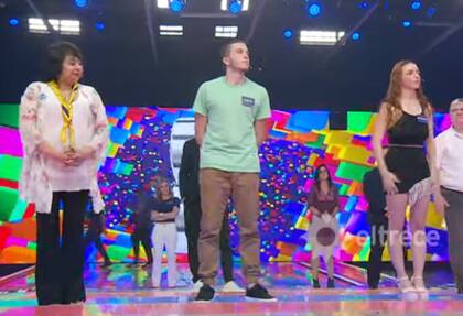 Martín logró avanzar en Los 8 escalones, pero Analía y Macarena llegaron a la final (Foto: Captura eltrece)
