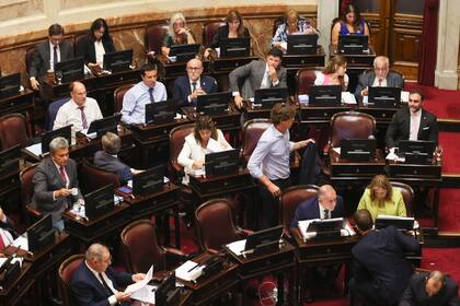 Martín Lousteau se retira del recinto