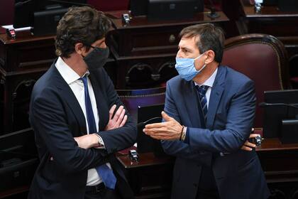 Martín Lousteau y Luis Naidenoff