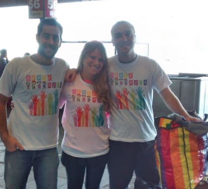 Martín, Maia y Sebastián.