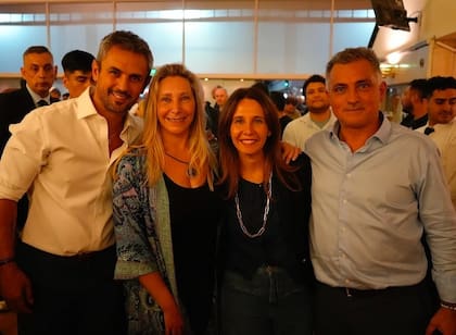 Martín Menem, Karina Milei, Pilar Ramírez y Sebastián Pareja