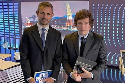 Martín Menem y Javier Milei