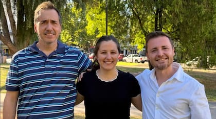 Martín Mestre, Valentina Crespi y Carlos Argüelles los investigadores argentinos que hicieron posible este hallazgo