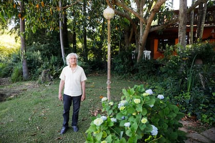 Martín Nunziata, de 72 años. Él vive en las islas hace 41