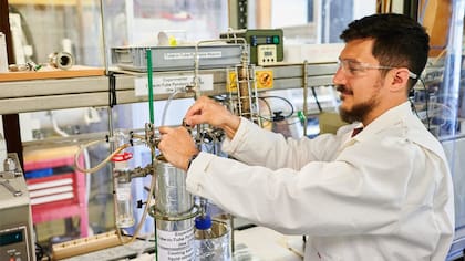Martín Palazzolo, investigador del Conicet en el Instituto de Biología Agrícola de Mendoza