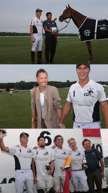 Martín Pepa y Pampita salieron de la mano una vez que terminó el partido