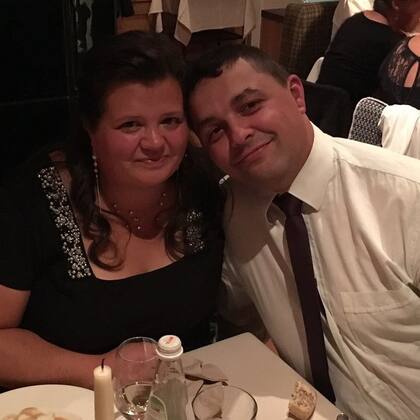 Martin Rabanser y su esposa Monika, que también resultó herida en el trágico episodio