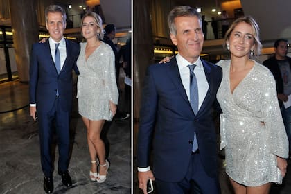 Martín Redrado junto a su novia, María Luján Sanguinetti